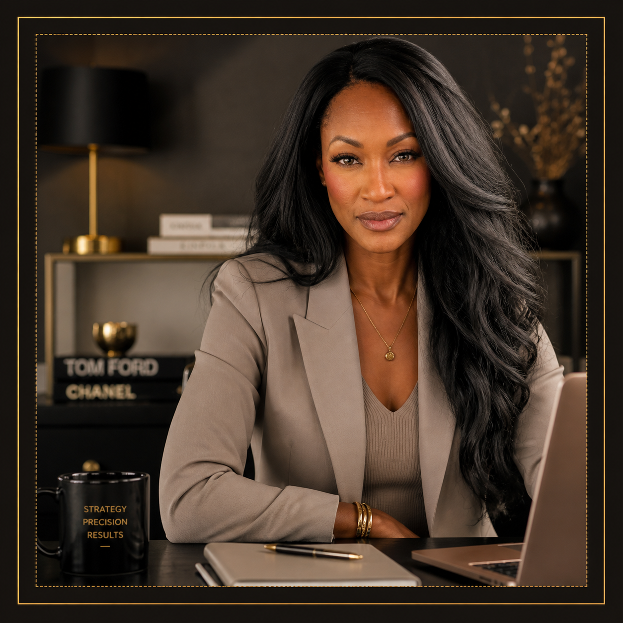 Bonni Pinder reviewing a seller strategy