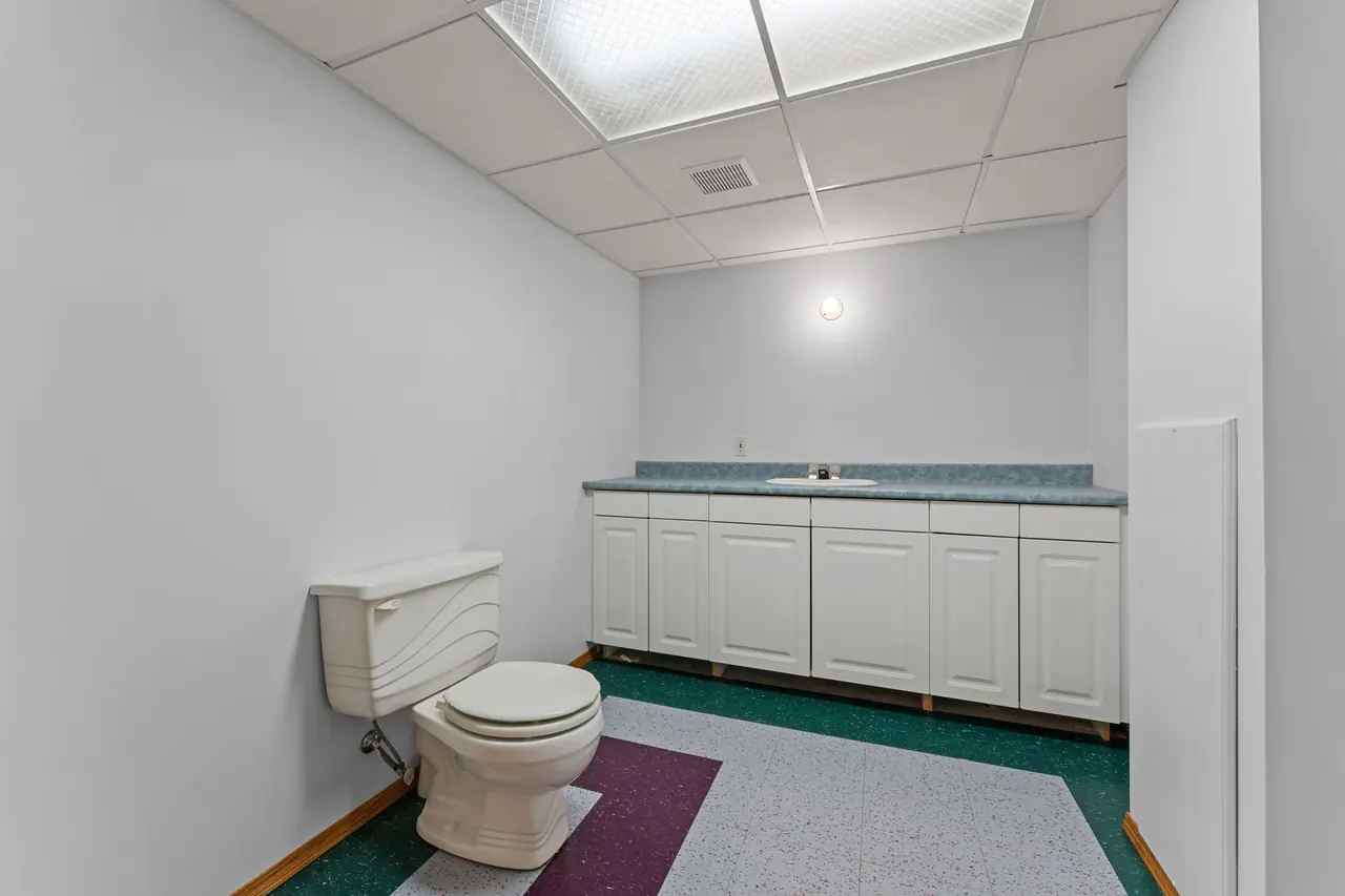 Basement half bathroom